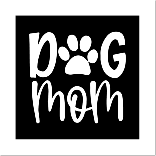 Dog Mom Paw Posters and Art